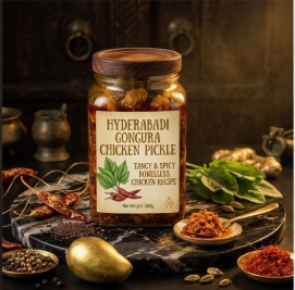 Gongura chicken pickle