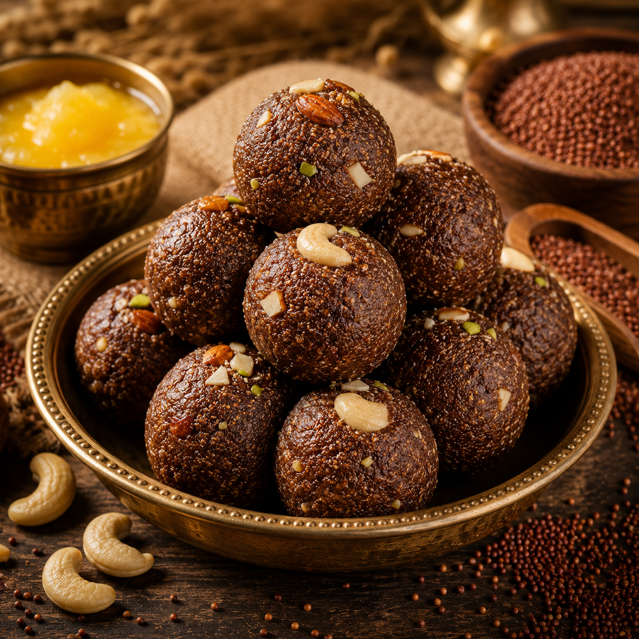 Ghee Ragi Laddu